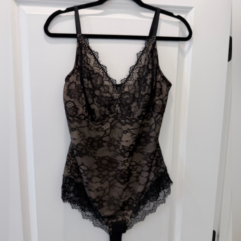 Black Lace Bodysuit - Shapewear Size XL - NWOT